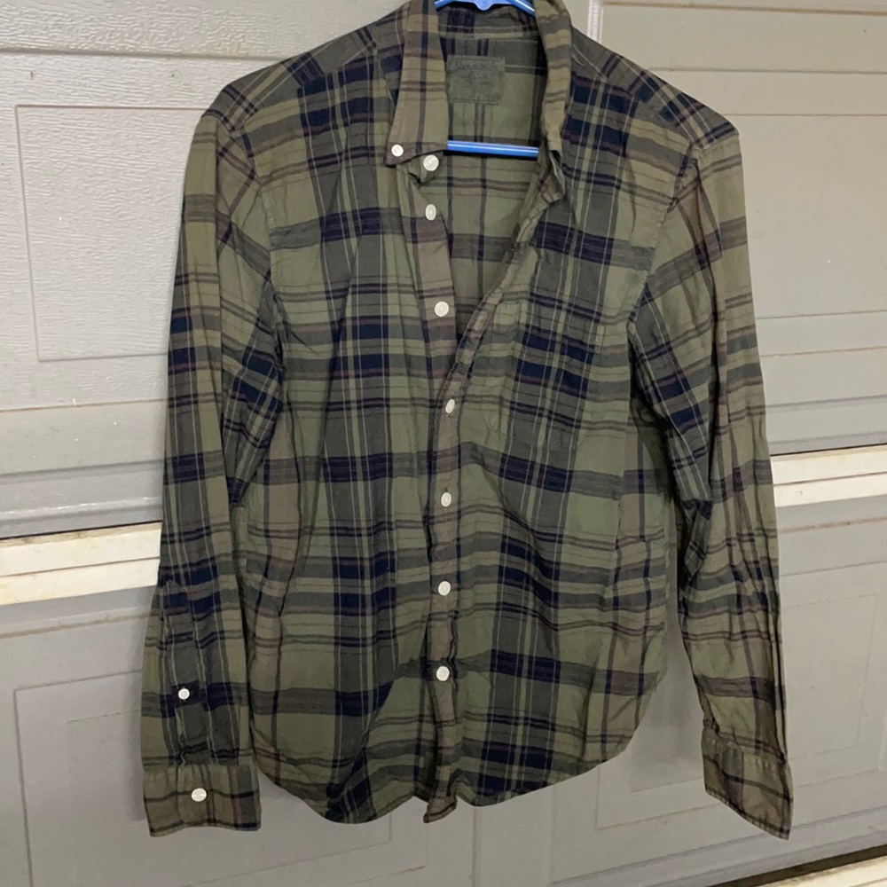 A&f plaid shirt